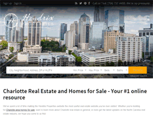 Tablet Screenshot of housesincharlotte.com